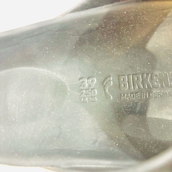 Birkenstock Arizona Black Two-Strap Adjustable Slides Sz 39 (Women’s 8) - Picture 8 of 8